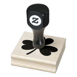 Ierse Shamrock Rubber Ink Stamp Rubberstempel