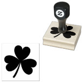 Ierse Shamrock Rubber Ink Stamp Rubberstempel (Gestempeld)