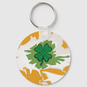 Ierse shamrock sleutelhanger