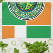 Ierse shamrock theedoek (Gevouwen)