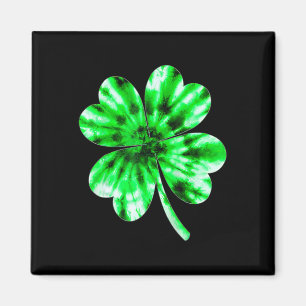 Ierse Shamrock Tie Dye Fijne St. Patrick's Dag Ga  Magneet