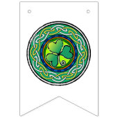 Ierse shamrock vlaggetjes (Tweede vlag)