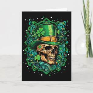 Ierse Sint-Patricksdag Paddy Shamrock Dia De Lo Kaart