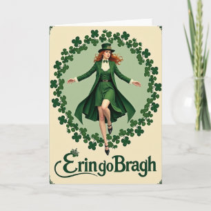 Ierse Smaragd Elegantie Kaart