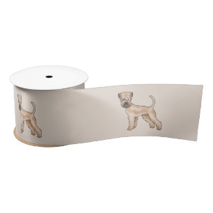 Ierse Soft-Coated Wheaten Terrier Schattige Cartoo Lint