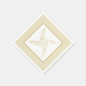 Ierse St. Brigid's Cross Servet (Hoek)