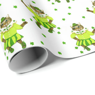 Ierse St. Patrick's Day Gift Cadeaupapier