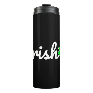 Ierse St. Patrick's Day Lucky Shamrock Thermosbeker