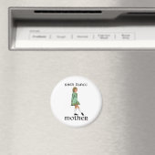 Ierse Stepdans Moeder - Groen Magneet (Insitu (Vaatwasser))