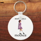 Ierse Stepdans Moeder - Mauve Sleutelhanger (Voorkant)