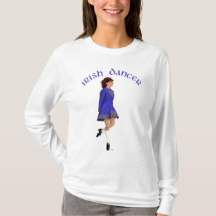 Ierse Stepdanser - Blauw T-shirt