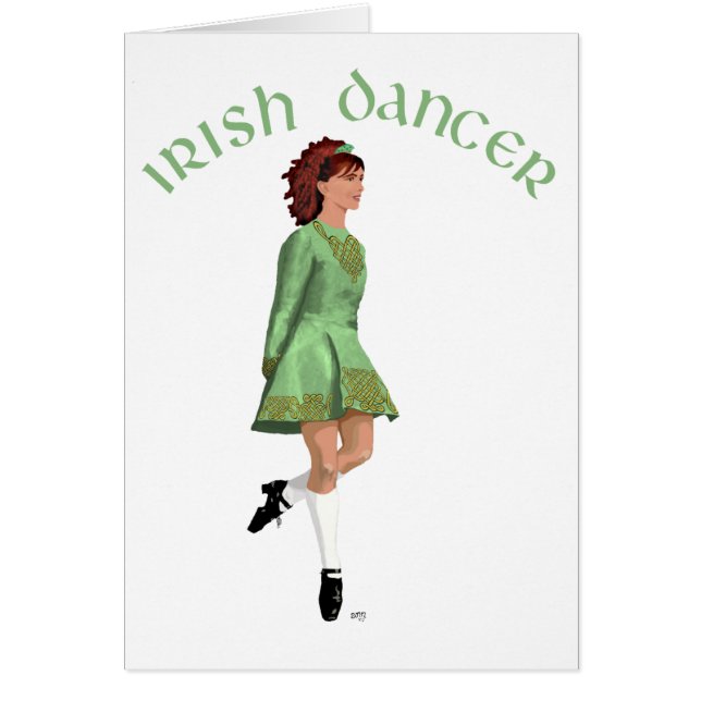 Ierse Stepdanser - Groen (Voorkant)