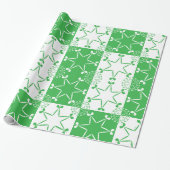 Ierse sterren cadeaupapier (Uitgerold)