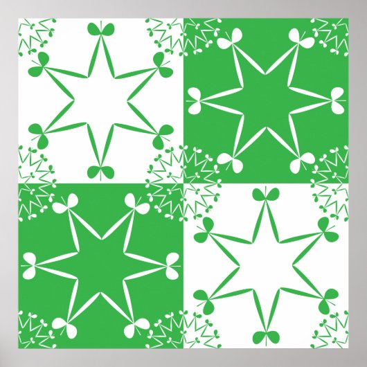Ierse sterren poster (Voorkant)