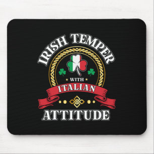 Ierse Temper Italiaanse Attitude St. Patricks Day Muismat