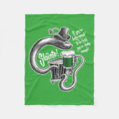 Ierse Toast Fleece Deken (Voorkant)