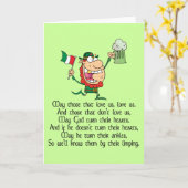 Ierse Toast Kaart (Gele Bloem)