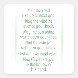 Ierse Toast Vierkante Sticker