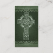 Ierse Traditionele Keltische Cross Bruiloft Informatiekaartje (Achterkant)
