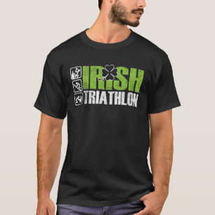 Ierse triatlon sport Drink Happy St Patrick s T-shirt