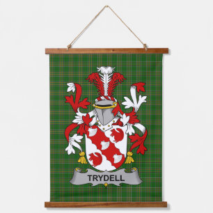 Ierse Trydell Wapenschild Familiewapen Hangend Wandkleed