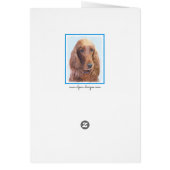 Ierse vereffeningskunst - Cute Original Dog Art (Achterkant)