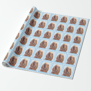 Ierse vereffeningskunst - Cute Original Dog Art Cadeaupapier