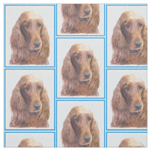 Ierse vereffeningskunst - Cute Original Dog Art Stof