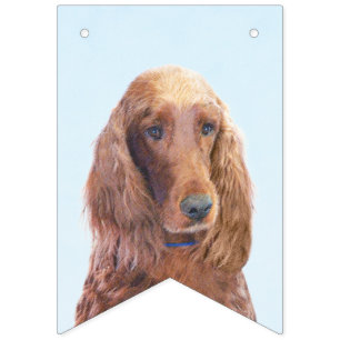Ierse vereffeningskunst - Cute Original Dog Art Vlaggetjes