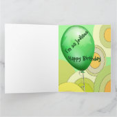 Ierse verjaardag kaart (Binnen)