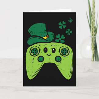 Ierse Videogame Controller St Patrick Dag Gamer B Kaart