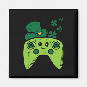 Ierse videogamecontroller St. Patrick's Day-gamer Magneet