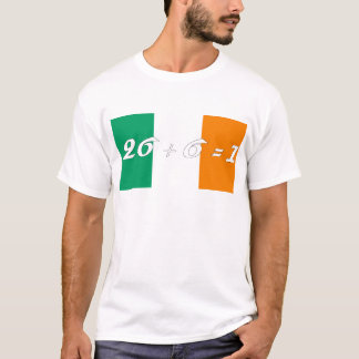 Ierse vlag 26+6=2 t-shirt