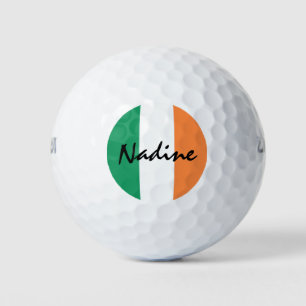 Ierse Vlag Aangepaste Naam wu gbt Golfballen