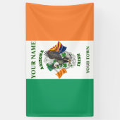 Ierse vlag - Arizona Irish Spandoek (Verticaal)