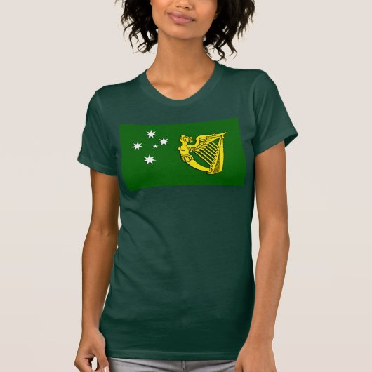 Ierse vlag Australië T-shirt (Voorkant)