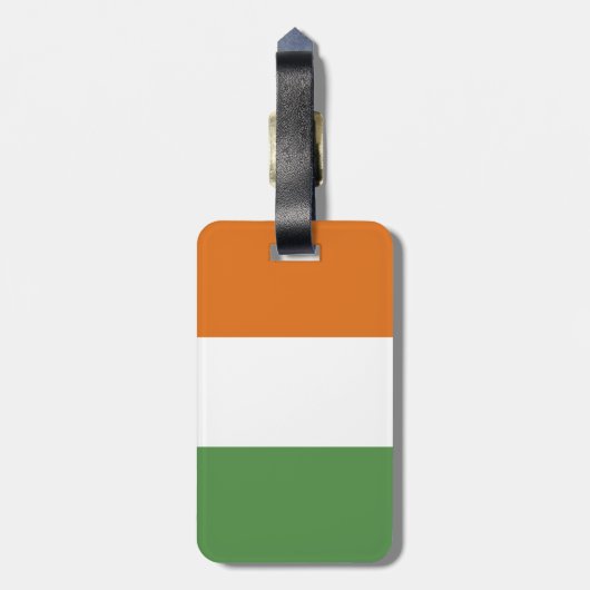 Ierse vlag bagagelabel (Achterkant verticaal)