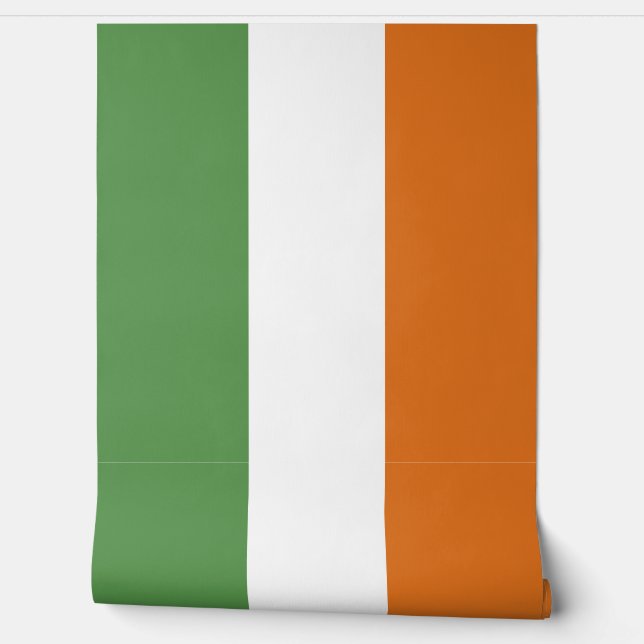 Ierse vlag behang (Afrollen)