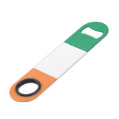 Ierse vlag bot speed flessenopener (Achterkant Gekanteld)