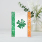Ierse vlag briefkaart (Staand voorkant)