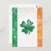 Ierse vlag briefkaart (Voorkant / Achterkant)