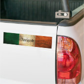 Ierse vlag bumpersticker (Op Truck)