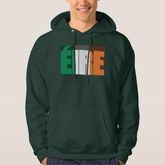 Ierse vlag Dublin St Patricks Day Hoodie (Voorkant)