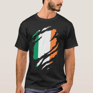 Ierse vlag Éire Paddy Ierse vrouw Ierse man Ierlan T-shirt
