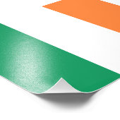 Ierse vlag foto afdruk (Hoek)