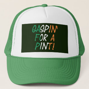 Ierse vlag Gaspin voor een pint overlay thcnt Trucker Pet