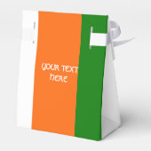 Ierse vlag gekleurde Shamrock Bedankdoosjes (Achterkant)