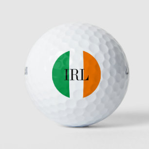 Ierse vlag golfbal set IRL Ierland Pride Golfballen