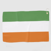Ierse vlag golfhanddoek (Horizontaal)