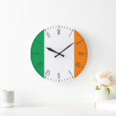 Ierse vlag grote klok (Huis)